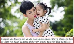 Xuân Lan không muốn vẽ cuộc sống toàn màu hồng cho con gái