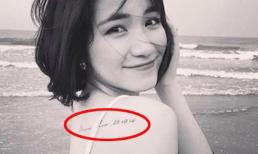 Hòa Minzy hé lộ ngày yêu Công Phượng với hình xăm ở lưng?