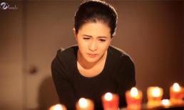 Thùy Trang ngã quỵ trong đám tang của thầy