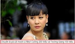 Cát Phượng mượn đồng nghiệp 300 triệu vẫn chưa có tiền trả