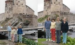 Bộ ảnh 'quá khứ và hiện tại' gây chú ý cho người xem