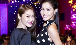 Linh Chi - Kỳ Hân rạng rỡ đi gây quỹ từ thiện