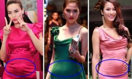 Loạt người mẫu của sàn catwalk Việt lộ bụng như 'có bầu'