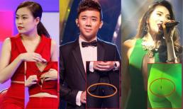 Tình huống 'bật áo, thủng quần' đình đám trên sân khấu của sao Việt