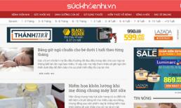 Suckhoenhi.vn thay đổi giao diện và logo
