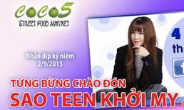 Khởi My mừng Quốc khánh 2/9 tại chuỗi nhà hàng CoCo5