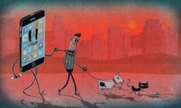 Tranh biếm họa đả kích mảng tối về thực trạng xã hội