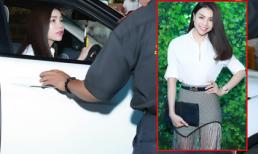 Trà Ngọc Hằng cầm lái siêu xe Range Rover tiền tỷ đi sự kiện