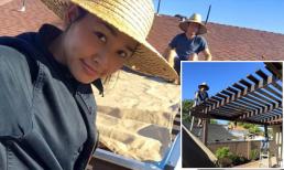 Bằng Kiều cùng Dương Mỹ Linh tất bật sửa sang nhà ở Mỹ