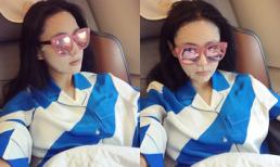 Trương Hinh Dư lại diện đồ ngủ tới LHP Venice sau váy 'chăn công'