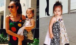 Con gái Đoan Trang xinh xắn tựa thiên thần khi đi chơi cùng bố mẹ