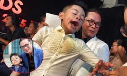 Biểu cảm đáng yêu, hài hước của con trai Trần Lực