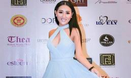 Hoa Hậu Huỳnh Thuý Anh đẹp hút hồn trên thảm đỏ tại cuộc thi Nữ Hoàng Doanh Nhân