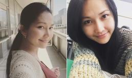 Kim Hiền xinh tươi 'cắp sách tới trường' trên đất Mỹ