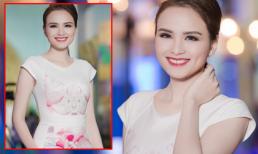 'Gái một con' Diễm Hương khoe sắc rạng rỡ tại Hà Nội