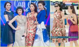 Hoa hậu Kỳ Duyên mặc lại váy cũ và bị hai Á hậu 'dìm hàng' 