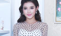 Á hậu Huyền My tươi tắn với váy ren tại sự kiện