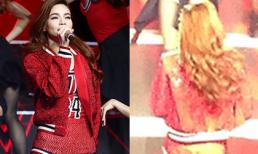 Hồ Ngọc Hà lộ vòng 3 phản cảm vì diện quần ngắn cũn cỡn