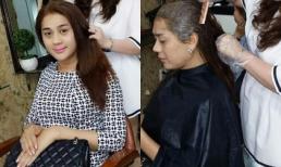 Lâm Chi Khanh lộ rõ nét nam tính khi đi làm tóc