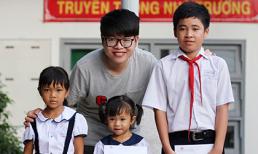 Mặc ồn ào, Đức Phúc rạng rỡ đi từ thiện sau đăng quang