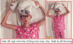 Lê Thúy khoe được mẹ chồng tự tay may tặng đồ mặc nhà