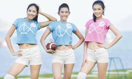 Thí sinh Hoa hậu Hoàn vũ Việt Nam 2015 khoe chân dài, eo thon