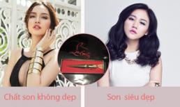 Mỹ nhân Việt kẻ khen người chê khi dùng  son Christian Louboutin