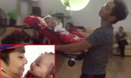  Clip Phan Hiển hạnh phúc khi 'nhảy' cùng con trai