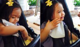 Con gái Đoan Trang cực yêu khi đi ăn trưa cuối tuần cùng bố mẹ