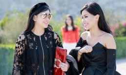 Mẹ và em chồng Hà Tăng diện đồ siêu ngắn dự Paris Fashion Week