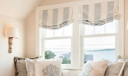 Rèm cửa sổ lấy cảm hứng từ La Mã cho nhà thêm trang nhã