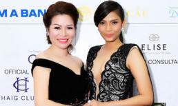 Hoa hậu Bùi Thị Hà rạng ngời nét xuân cạnh 'đàn em'