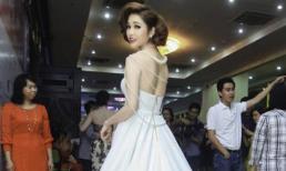 Lương Thái Trân lộng lẫy trên thảm đỏ Hoa hậu Hoàn Vũ