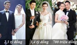 Bóc giá những chiếc váy cưới đắt hơn vàng của sao Hoa ngữ 