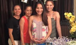 Ca sĩ Hồng Ngọc bất ngờ khoe bụng bầu 'vượt mặt' ở tuổi 37