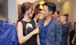 Vũ Ngọc Anh tình tứ cùng bạn trai ‘phi công’ ở sự kiện