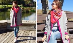 Jennifer Phạm đẹp lãng mạn giữa trời thu Hàn