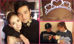 Vợ chồng Châu Kiệt Luân lần đầu khoe ảnh con gái xinh như công chúa