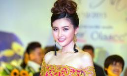 Á hậu Kim Duyên làm Vedett trong bộ sưu tập áo dài Ngô Nhật Huy
