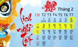 Đề xuất nghỉ Tết Bính Thân 9 ngày