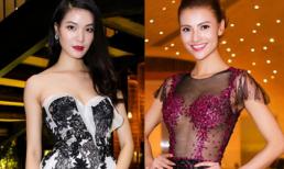 Hồng Quế - Thùy Dung đối lập phong cách với váy của NTK Hoàng Hải