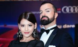 Diễn viên Ly Na Trang sóng đôi cùng nhà thiết kế người Pháp - Julien Fouriné trên thảm đỏ Tuần lễ thời trang quốc tế