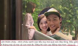 Bạn gái Mạc Hồng Quân xanh xao, bầu 4 tháng chỉ nặng 39kg