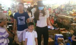 Hồ Ngọc Hà bịt khẩu trang kín mít dẫn Subeo đi chợ giữa bão scandal