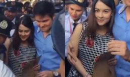 Bà bầu Marian Rivera khiến chồng lo lắng khi bị bao vây bởi hàng nghìn fans
