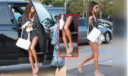 'Thiên thần' Victoria's Secret lộ đôi chân thô kệch, gân guốc