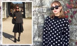 Minh Hằng gợi ý cách mix trang phục chấm bi sành điệu