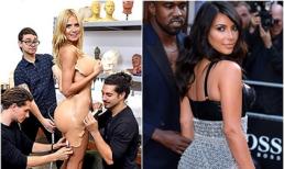 Siêu mẫu Hollywood độn khổ sở để đóng giả Kim Kardashian