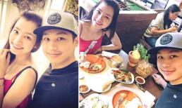 Vợ chồng Trúc Diễm rủ nhau hẹn hò như ngày mới yêu