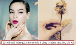 Hà Hồ được fans minh oan về việc 'khoe' hoa hồng vàng giá 'khủng'
